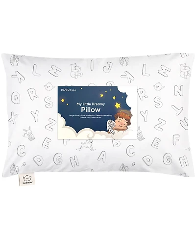 KeaBabies Toddler Pillow with Pillowcase, Small for Sleeping