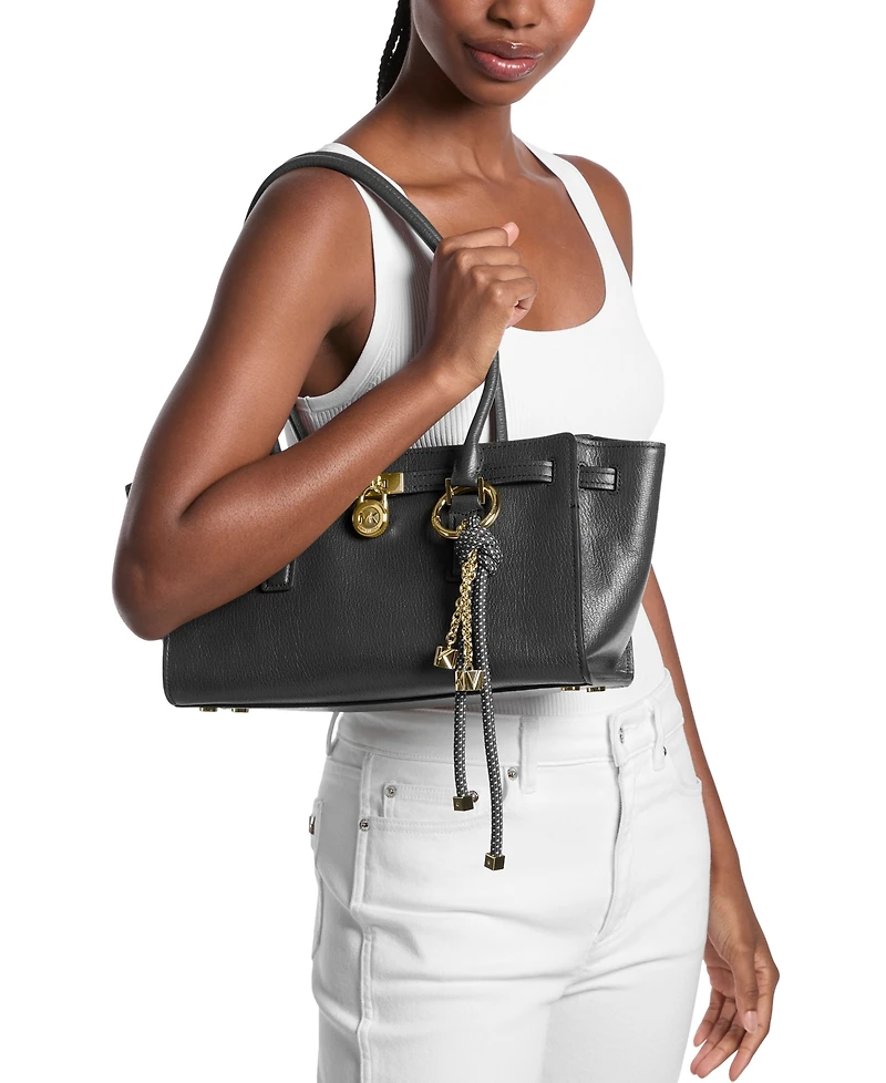 Michael Michael Kors Hamilton Medium Leather East West Shoulder Tote