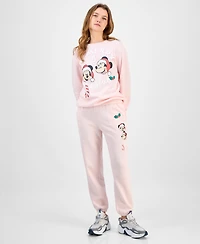 Disney Juniors' Merry & Joyful Crewneck Sweatshirt