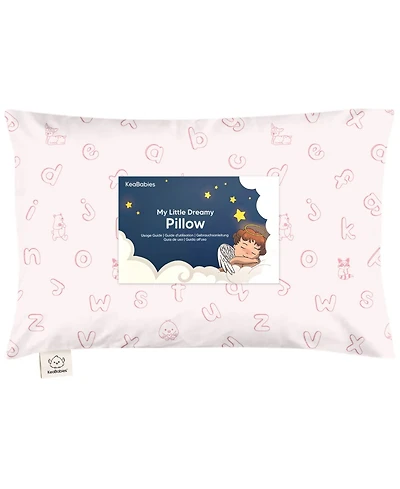KeaBabies Toddler Pillow with Pillowcase, Small for Sleeping