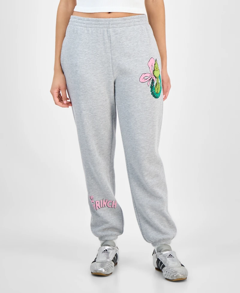Hybrid Juniors' The Grinch Drawstring Joggers