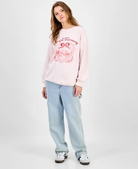 Rebellious One Juniors' Peaceful Harmony-Graphic Sweatshirt