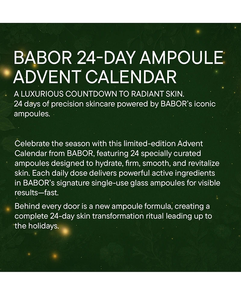 Babor 24-Pc. Advent Calendar Ampoule Set
