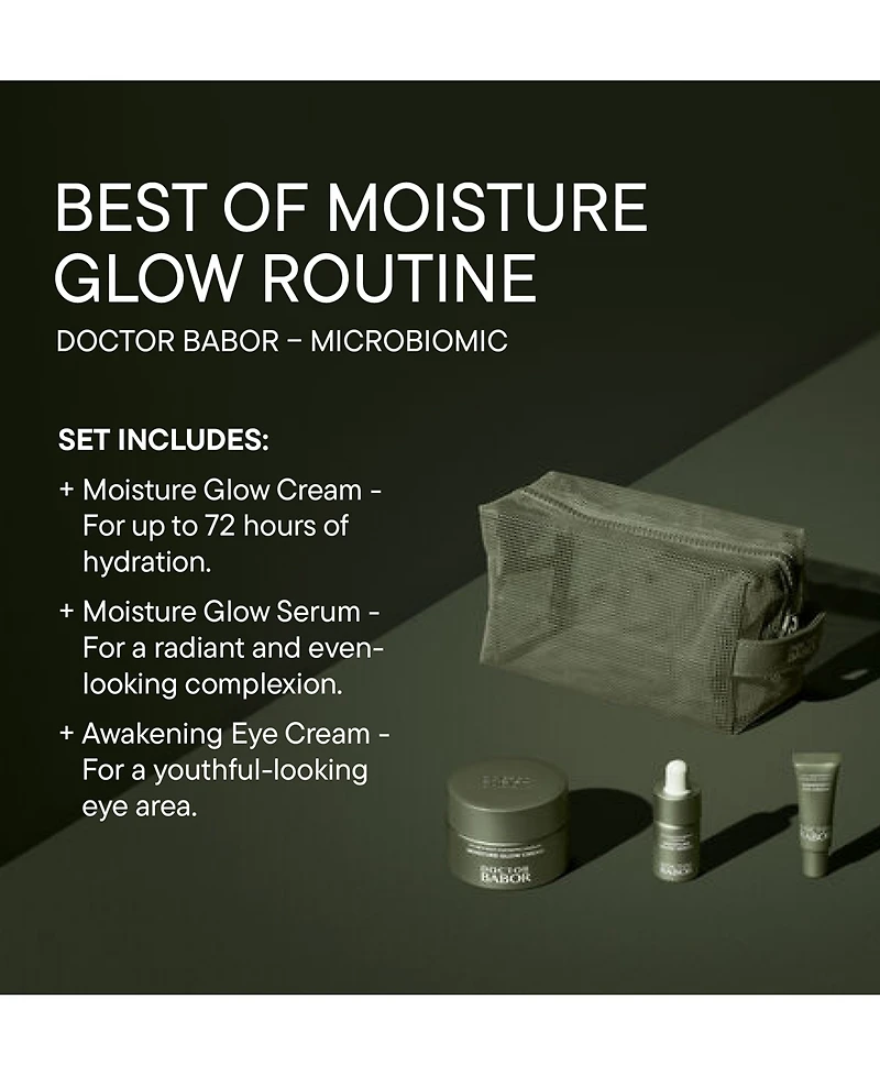 Babor 3-Pc. Microbiomic Moisture Glow Routine Skincare Set
