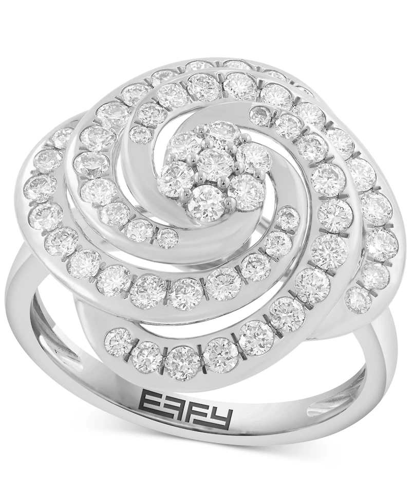 Effy Collection Diamond Ring (1-1/20 ct. t.w.) in 14k White Gold