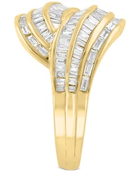 Effy Diamond Baguette Swirl Statement Ring (3/4 ct. t.w.) in 14k Gold