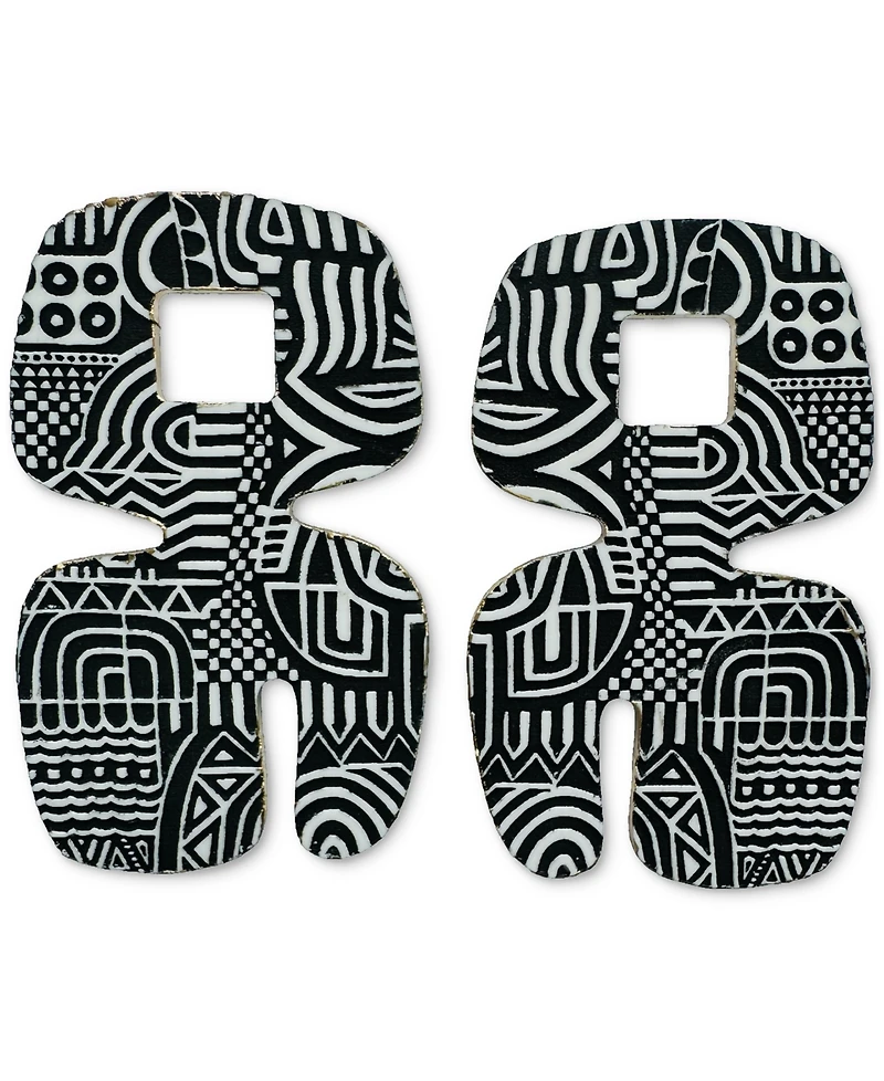 Swanky Designs Asha Geometric Earrings