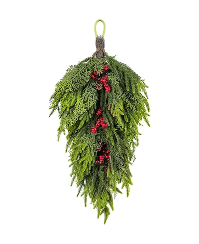 Glitzhome 31.5" Polyethylene Christmas Dripping Teardrop