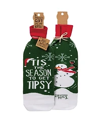 Primitives by Kathy Tis the Season to Get Tipsy Bottle Sock