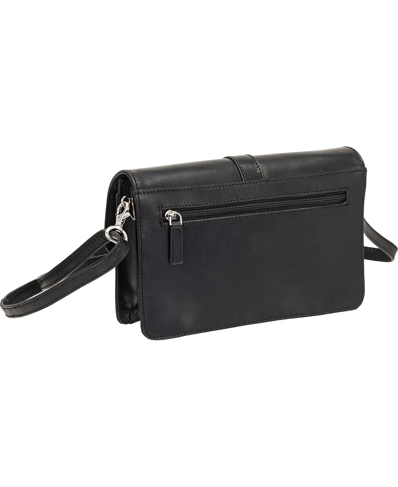 Mancini Men's Buffalo Front Organizer Bag