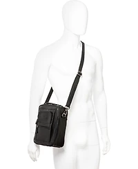Mancini Men's Buffalo Double Compartment Bag