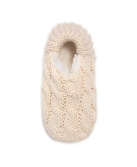 Muk Luks Women's Chunky Ballerina Slipper With Ribbed Heel
