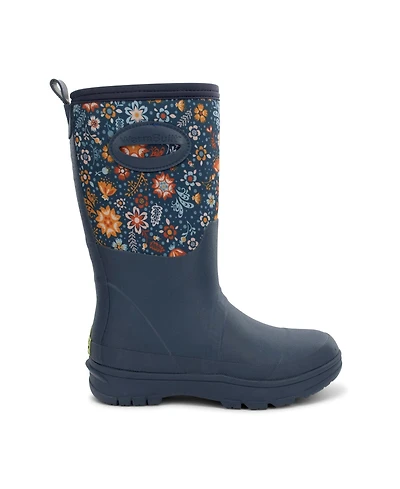 Western Chief Womens Garden Play Faux Fur Neoprene Mid Cold Weather Boot