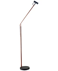 Adesso Crane Led Spotlight Swing Arm Floor Lamp