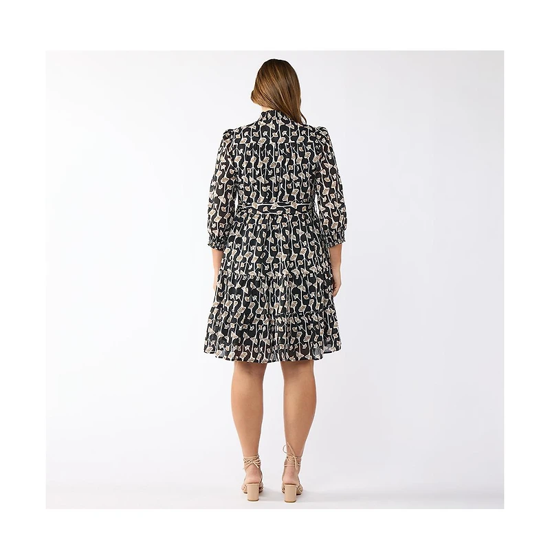 Estelle Sea Lily Shirt Dress