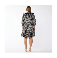 Estelle Sea Lily Shirt Dress