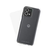 Case-Mate Protection Pack Tough Case and Glass Screen Protector for Motorola Moto G Stylus 5G (2023) / Moto G Stylus (2023)-Clear