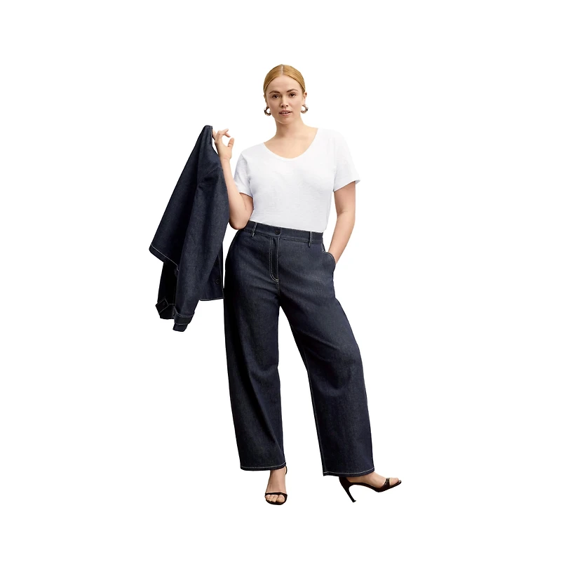 M.m.LaFleur Women's Kenya T-Shirt - Organic Cotton Slub