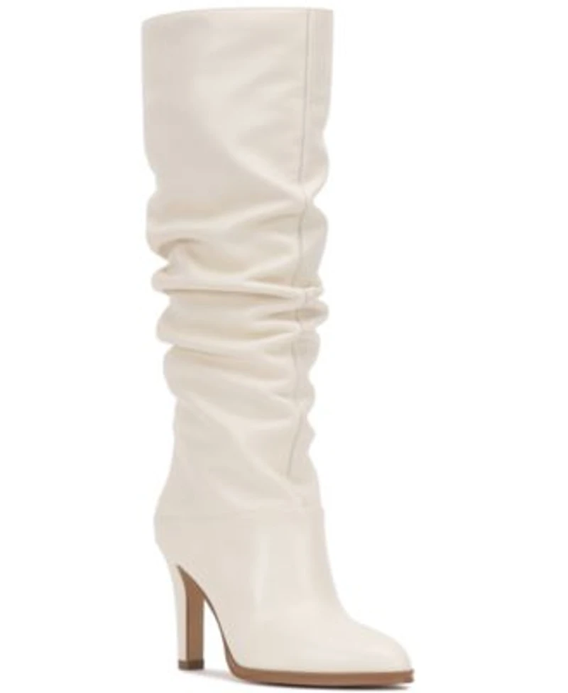 Vince Camuto Womens Sorina Slouchy Knee High Dress Boots Regular Wide Calf