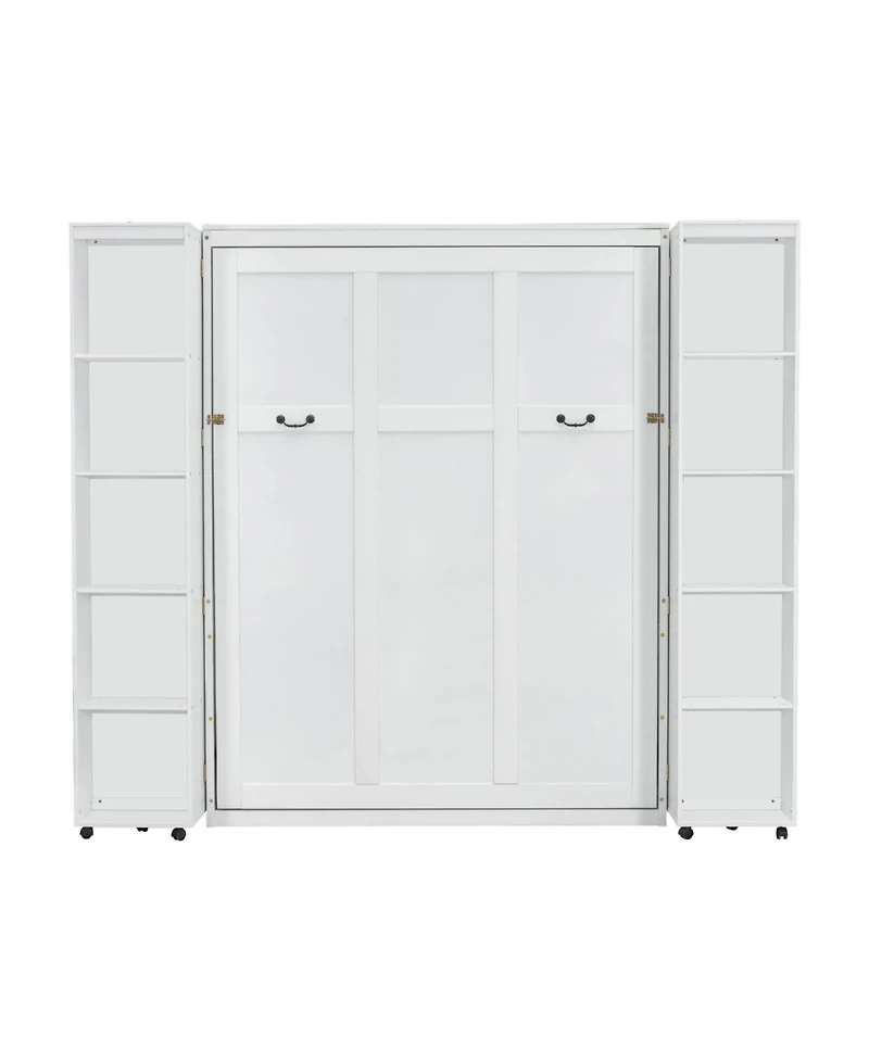 Streamdale Furniture Murphy Bed Wall Bed with Storage Doors