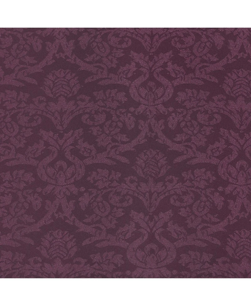 Kate Aurora Jacquard Damask Curtains With An Attached Austrian Valance & Tiebacks