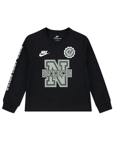 Nike Toddler and Little Boys Athletics Long Sleeve T-Shirt