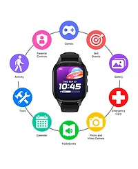 Playzoom 4 Kids Leather Silicone Strap Smartwatch
