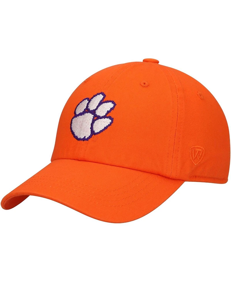 Top of the World Men's Orange Clemson Tigers Champ Washed Adjustable Hat