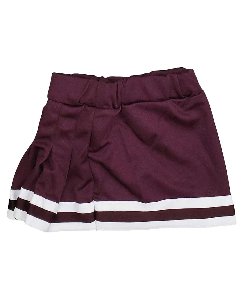 Little King Big Girls 2-Piece Maroon Mississippi State Bulldogs Cheer Set