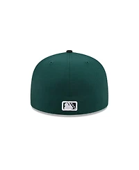 New Era Men's Dark Green Hickory Crawdads Theme Nights 59FIFTY Fitted Hat