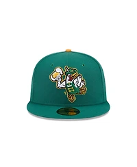 New Era Men's Green Tulsa Drillers Theme Nights 59FIFTY Fitted Hat