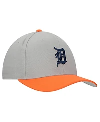 Mitchell & Ness Men's and Women's Gray Detroit Tigers Basic Pro Adjustable Hat