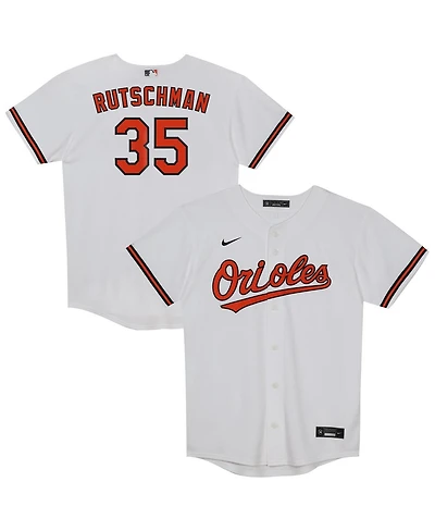 Nike Preschool Adley Rutschman White Baltimore Orioles Home Replica Player Jersey