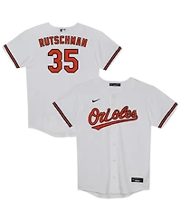 Nike Preschool Adley Rutschman White Baltimore Orioles Home Replica Player Jersey