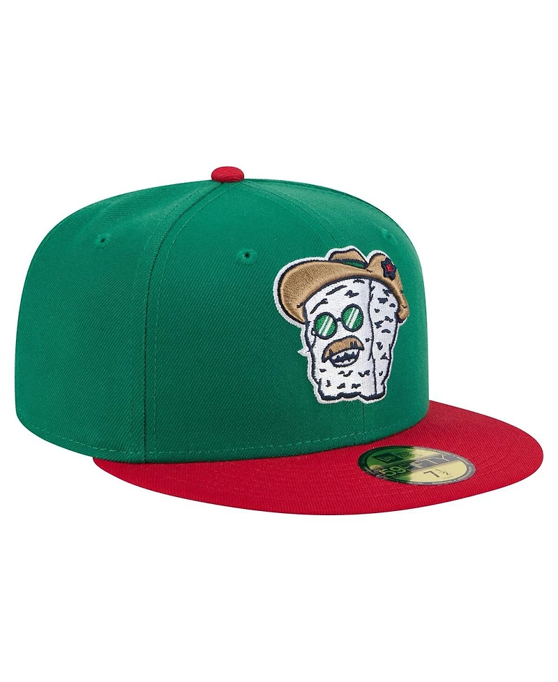 New Era Men's Green Frisco RoughRiders Copa de la Diversion 59FIFTY Fitted Hat