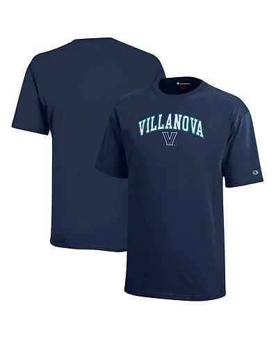 Champion Big Boys and Girls Navy Villanova Wildcats Arch Over Logo T-Shirt