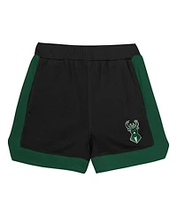 Outerstuff Preschool Milwaukee Bucks Mesh Tank Top and Shorts Set