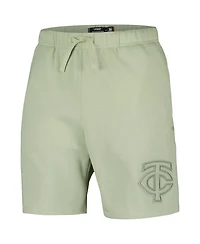 Pro Standard Men's Green Minnesota Twins Neutral Fleece Shorts