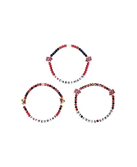 Foco St. Louis Cardinals 3-Pack Friendship Bracelet Set