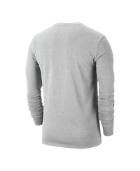 Nike Men's Heather Gray Team Usa Performance Long Sleeve T-Shirt