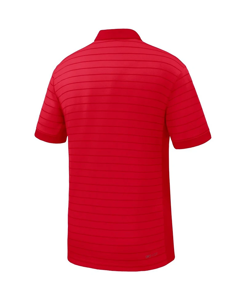Nike Men's Red Team Usa Team Victory Stripe Polo Shirt