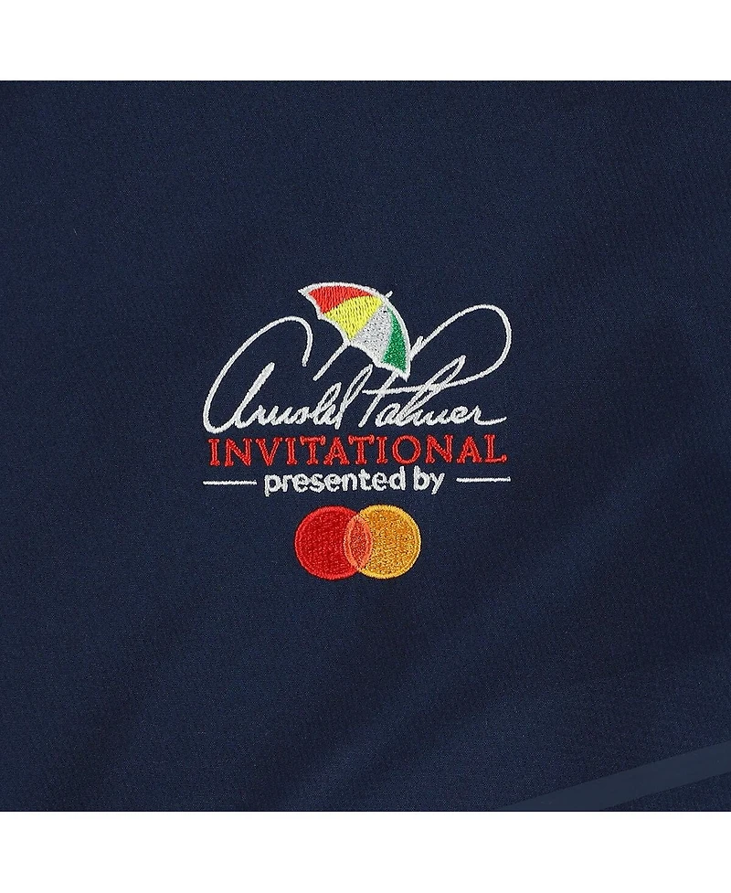 FootJoy Men's Navy Arnold Palmer Invitational Short Sleeve Zephyr Quarter-Zip Windbreaker