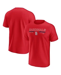 Fanatics Men's Red St. Louis Cardinals Raglan T-Shirt
