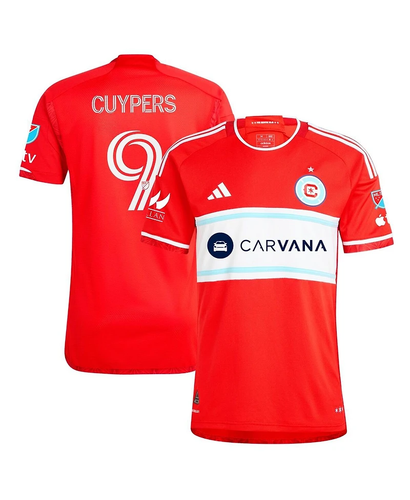 Adidas Men's Hugo Cuypers Red Chicago Fire 2024 Return to Red Authentic Player Jersey
