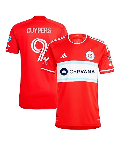 Adidas Men's Hugo Cuypers Red Chicago Fire 2024 Return to Red Authentic Player Jersey