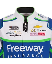 Jh Design Men's Royal/White Daniel Suarez Freeway Insurance Full-Snap Twill Uniform Jacket