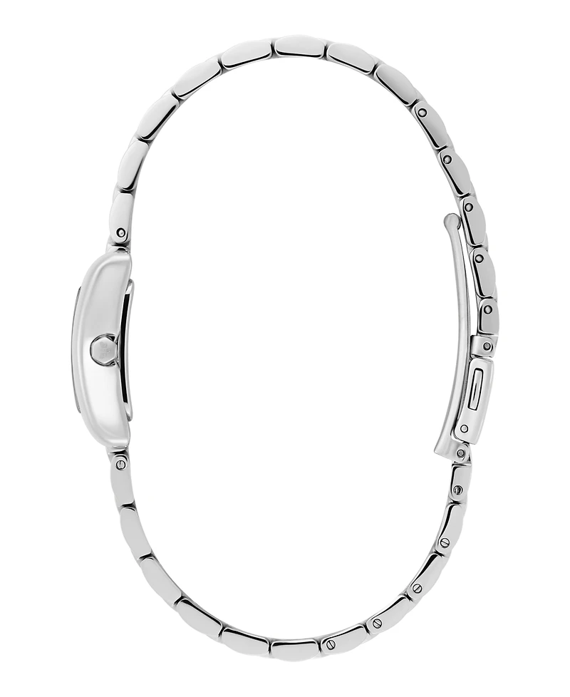 Olivia Burton Women's Mini Grove Silver Tone Stainless Steel Bracelet Watch, 16mm