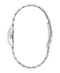Olivia Burton Women's Mini Grove Silver Tone Stainless Steel Bracelet Watch, 16mm