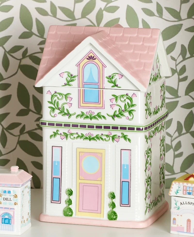 Lenox Village 2nd Edition House Canisters, Set of 3