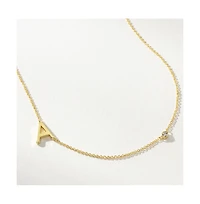 Uncommon James 14k Gold-Plated Personalized Touch Initial Necklace